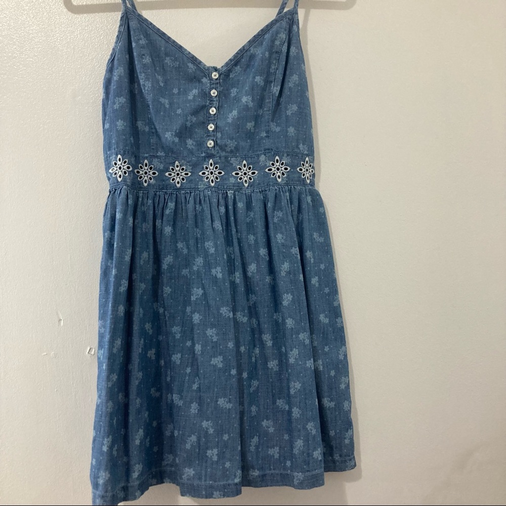 Abercrombie & Fitch Mini Blue Dress Size M